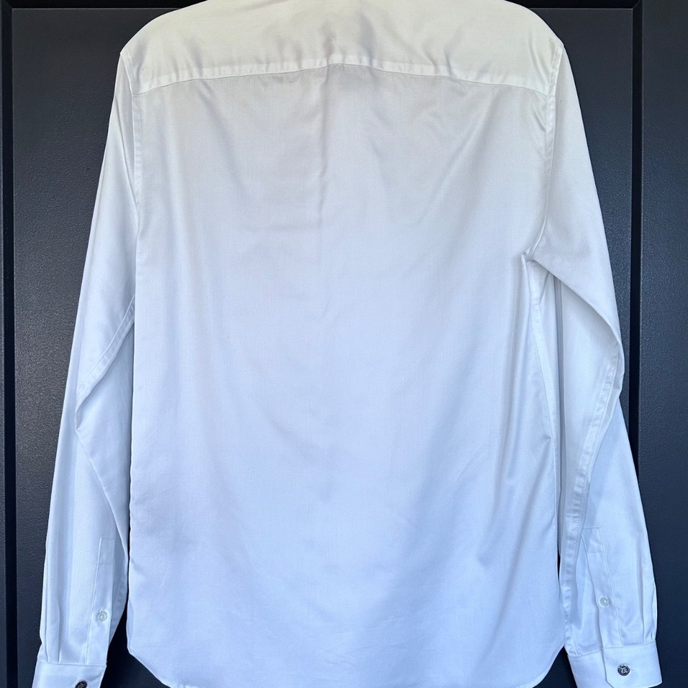 NWT | The Kooples | Fitted White Tuxedo Shirt - Picture 2 of 6